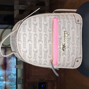 🆕 📢LAST ONE....Juicy Couture All Over Logo Backpack 2 PC.